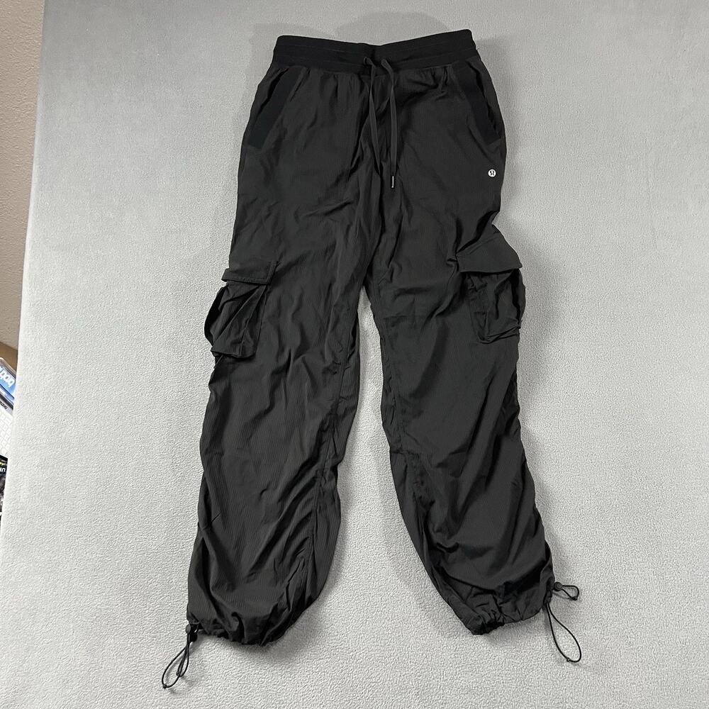 Lululemon Pants Womens Small Black Dance Studio Cargo Baggy Mid-Rise Relaxed Fit